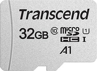 Transcend USD300S 32GB microSDHC Class 10 U1 A1 Memory Card without SD Adapter, for Nintendo Switch & Tablets TS32GUSD300S