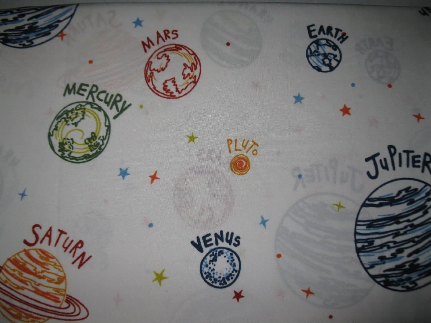 Charles Street Kids Planets Solar System Sheet Set Full