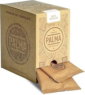 PALMA Italian Hot Chocolate Sachets - White Chocolate | 500g (20 Servings)