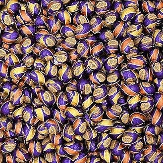 Easter Milk Chocolate Caramel Filled Creamy Mini Eggs Candy - 48 Count Indvidually Wrapped Mini Eggs - Perfect for Easter, Gift Basket Filler & Beyond - Bulk Party Pack
