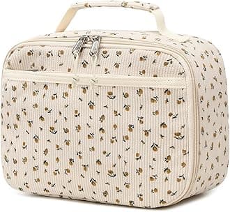 LEDAOU Lunch Bag Kids Insulated Lunch Box Girl Boy Insulated Reusable Lunch Bag for School Picnic Hiking Work