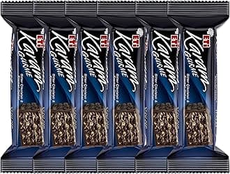 International Turkish Chocolate (Pack of 6) Karam Gurme Dark Chocolate Wafer 50 gram 1.76 oz Total 10.58