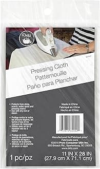 Dritz Clothing Care 82442 Pressing Cloth, 11-Inch x 28- Inch , White