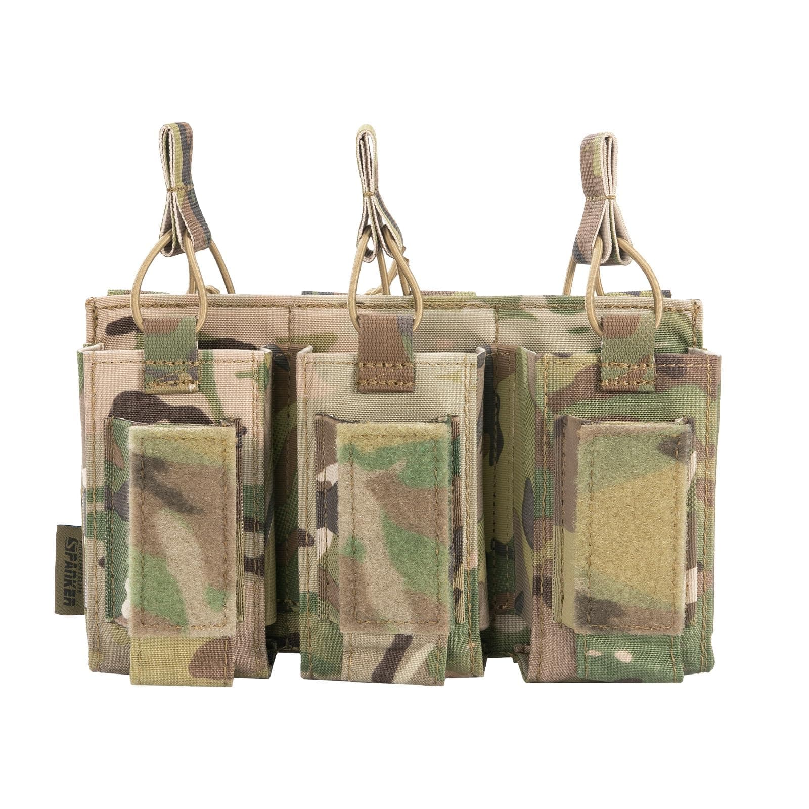 EXCELLENT ELITE SPANKER Open-Top Single/Double/Triple Molle Mag Pouch for M4 M14 M16 AK AR Elastic Rifle Magazines for Pistol Mag Pouch