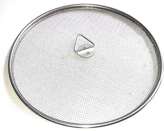 Royals Stainless Steel Pot/Vessel Net cover/Lid (6inch), 2pc | Mesh Cover, Kitchen Mesh Covers, Mesh Net Kitchen Lid |