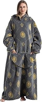 Blanket Hoodie, Long Hooded Blanket Sweatshirt as Birthday Gifts for Women Men, Long Wearable Blanket for Women Men.