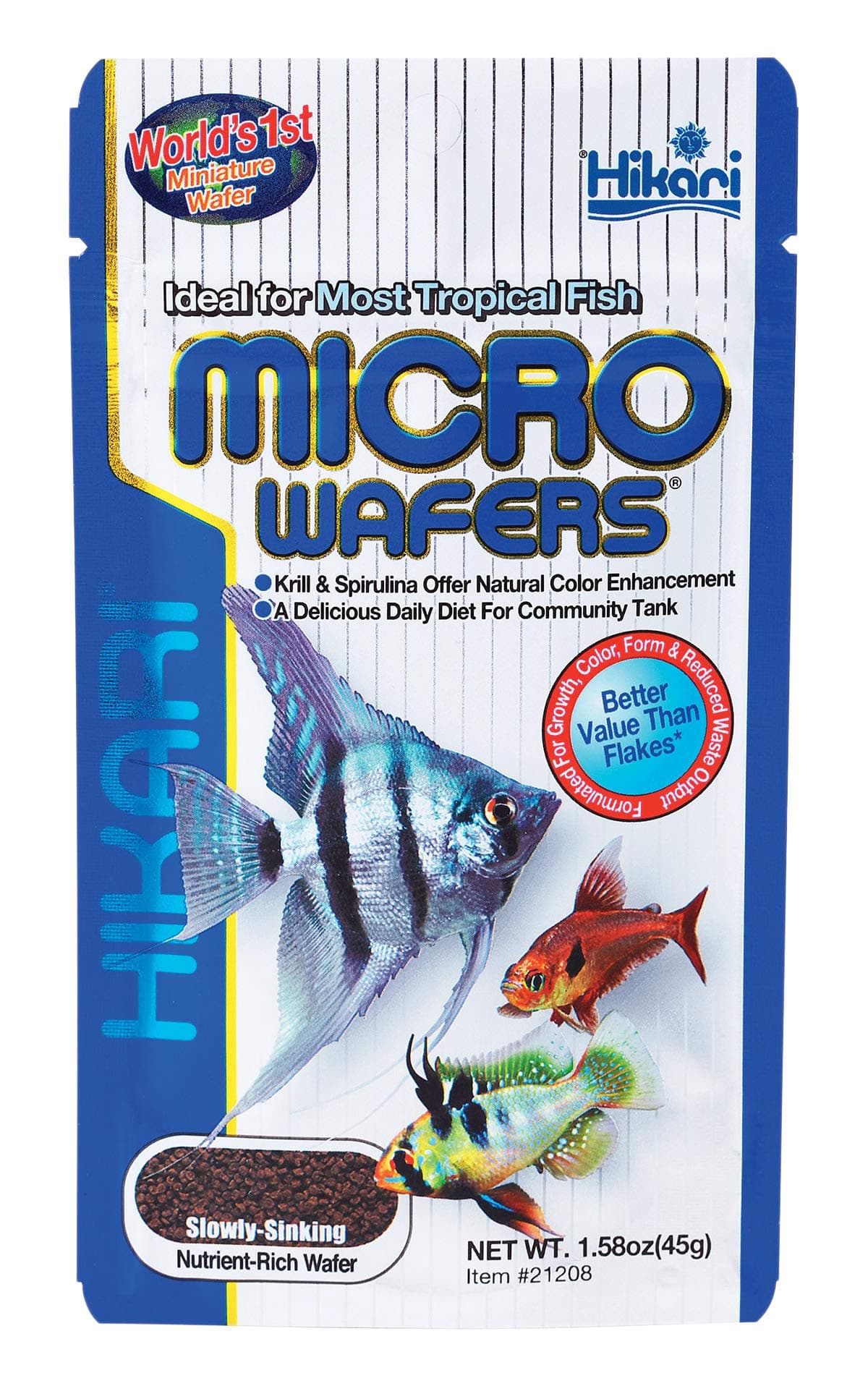 Hikari Micro Wafers Fish Food (1.58oz)