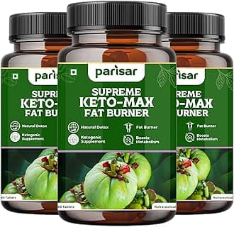 Natural Keto Fat Burner Supplement - 60 Tablets (Pack of 3) - Supports Weight Loss, Enhances Metabolism, Boosts Energy, with Natural Ingredients, Gluten-Free for Keto Dieters