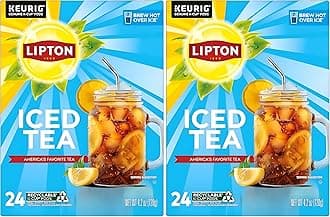 Iced Tea K-Cups, Unsweetened Black Iced Tea, 24 K-Cup Pods (Pack of 2)