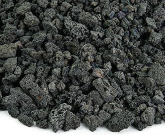 Black 3/8 Inch Lava Rock | Fireproof and Heatproof Volcanic Lava Rock, Perfect for Fire Pits, Fireplaces, BBQs and More. Indoor and Outdoor use - Natural Stones | 10 Pounds