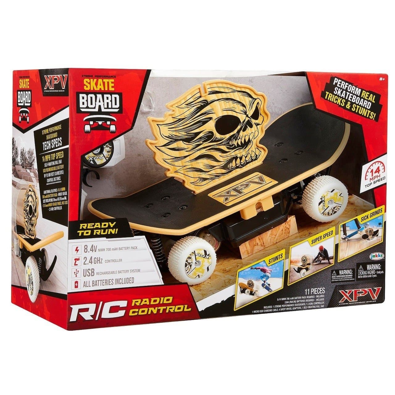 Xtreme Performance Remote Control Skateboard - 2.4 GHz