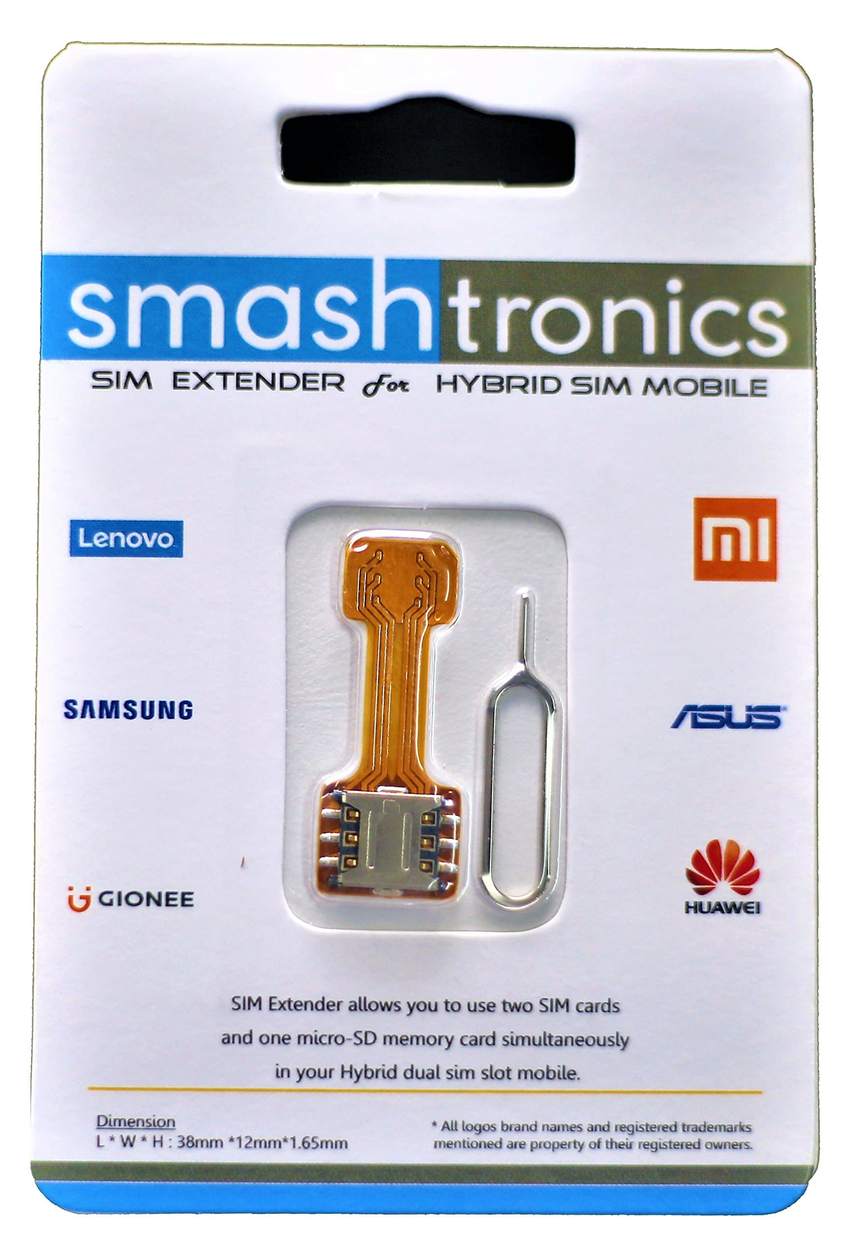 Smashtronics Hybrid SIM Adapter - Nano to Nano