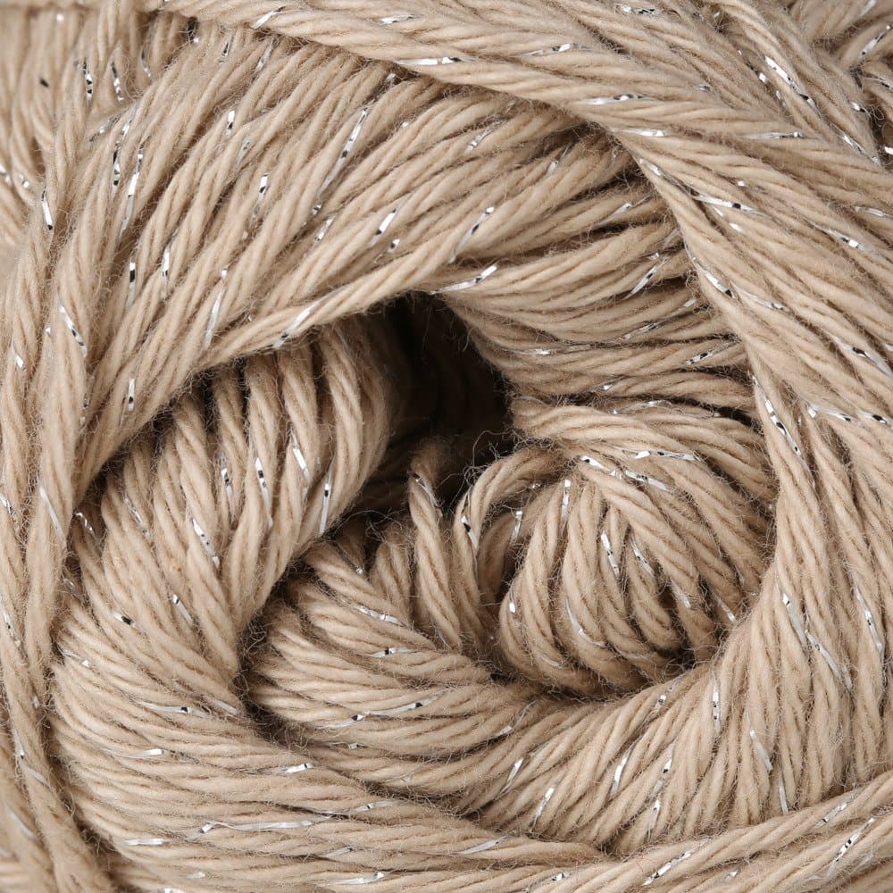 Rico Design Essentials Cotton Lurex - Clay (006)