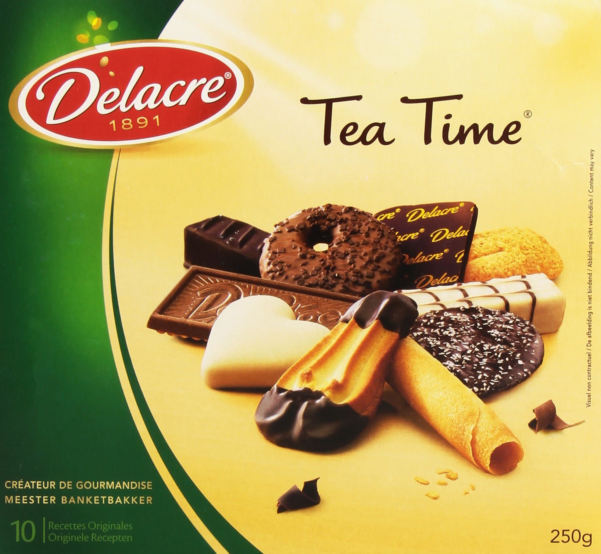 Delacre"Tea Time" Assorted Cookies and Biscuits 8.82 Ounces