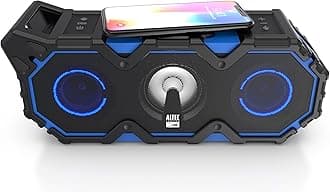Super Lifejacket Jolt - Waterproof Bluetooth Speaker, Durable & Portable Speaker with Qi Wireless Charging and Customizable Lights, Wireless Speaker for Travel & Outdoor Use