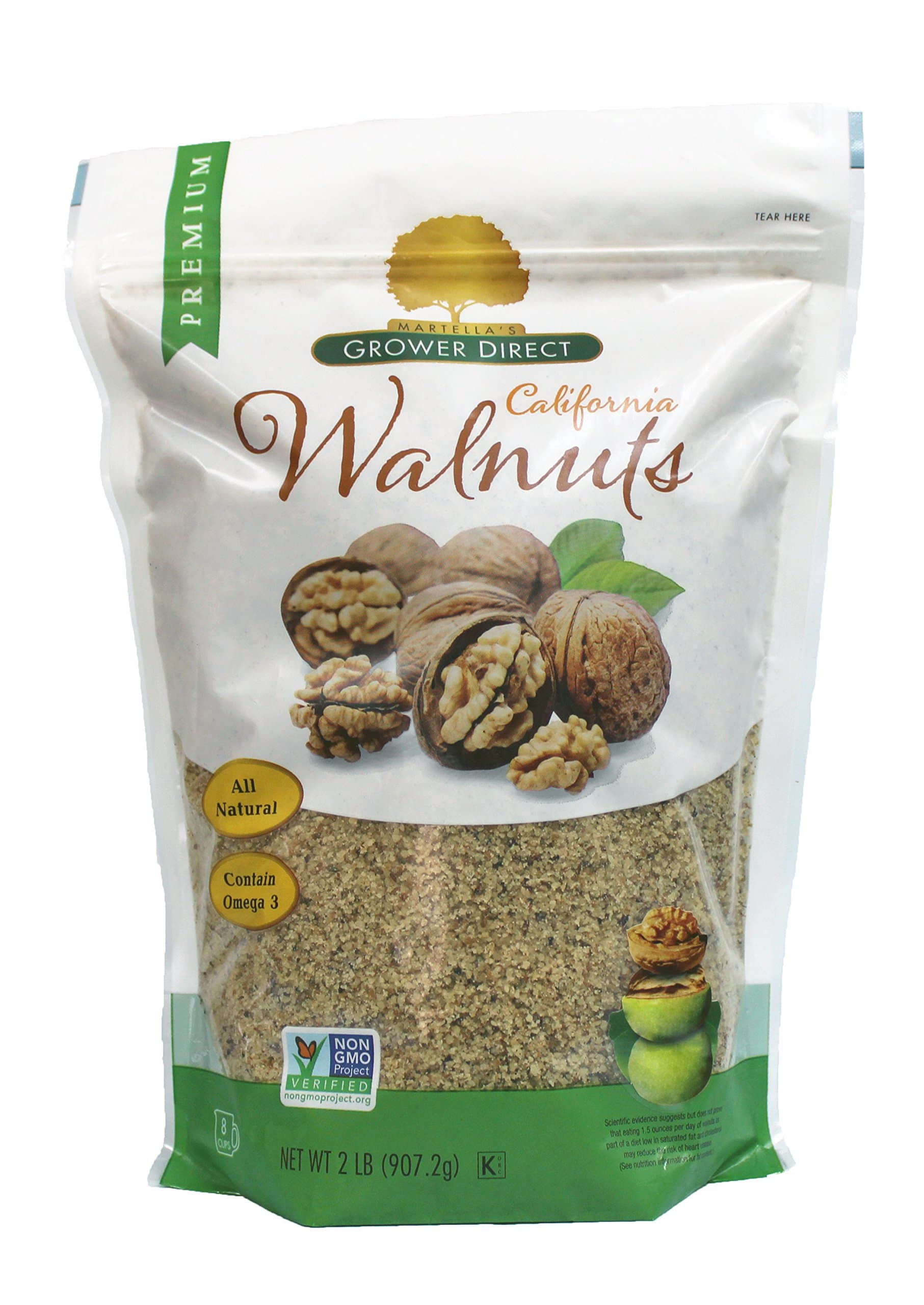 Walnut Flour (Walnut Meal) 2 lbs by Grower Direct Nut