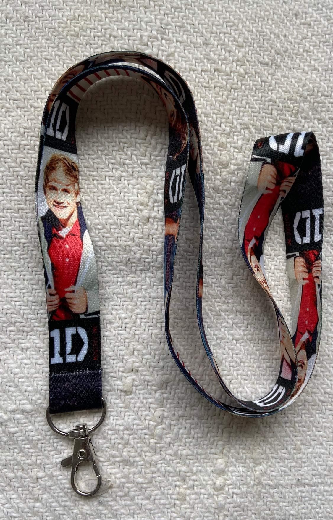 One Direction ID Detachable Buckle Keychain Lanyard