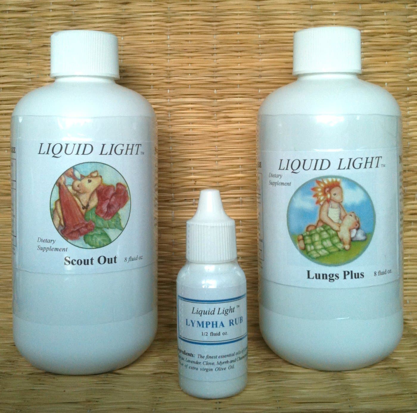 Cold Season Tri Pack Special! - Scout Out, Lungs Plus, Lympha Rub - Free Shipping! Over 20 Years of Safe Use. Vegan. Non-Alcoholic Extract.