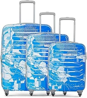 Skybags Trooper Polycarbonate Hardsided Luggage Set of 3 Small,Medium & Large
