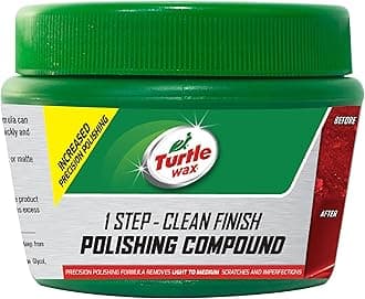 Turtle Wax 1-Step Clean Finish Polishing Compound 100G, Green