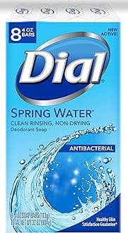 Spring Water Antibacterial Deodorant Soap For Unisex 8 x 4 oz