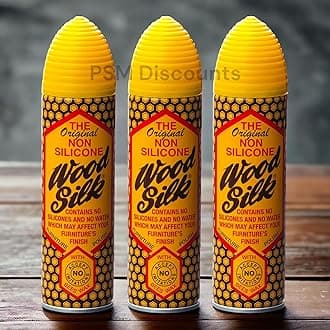 3 X 225ml Aristòwax Natural Wood Surfaces, Formulated with non-silicone Beeswax, Perfect for Wood Furniture Polish