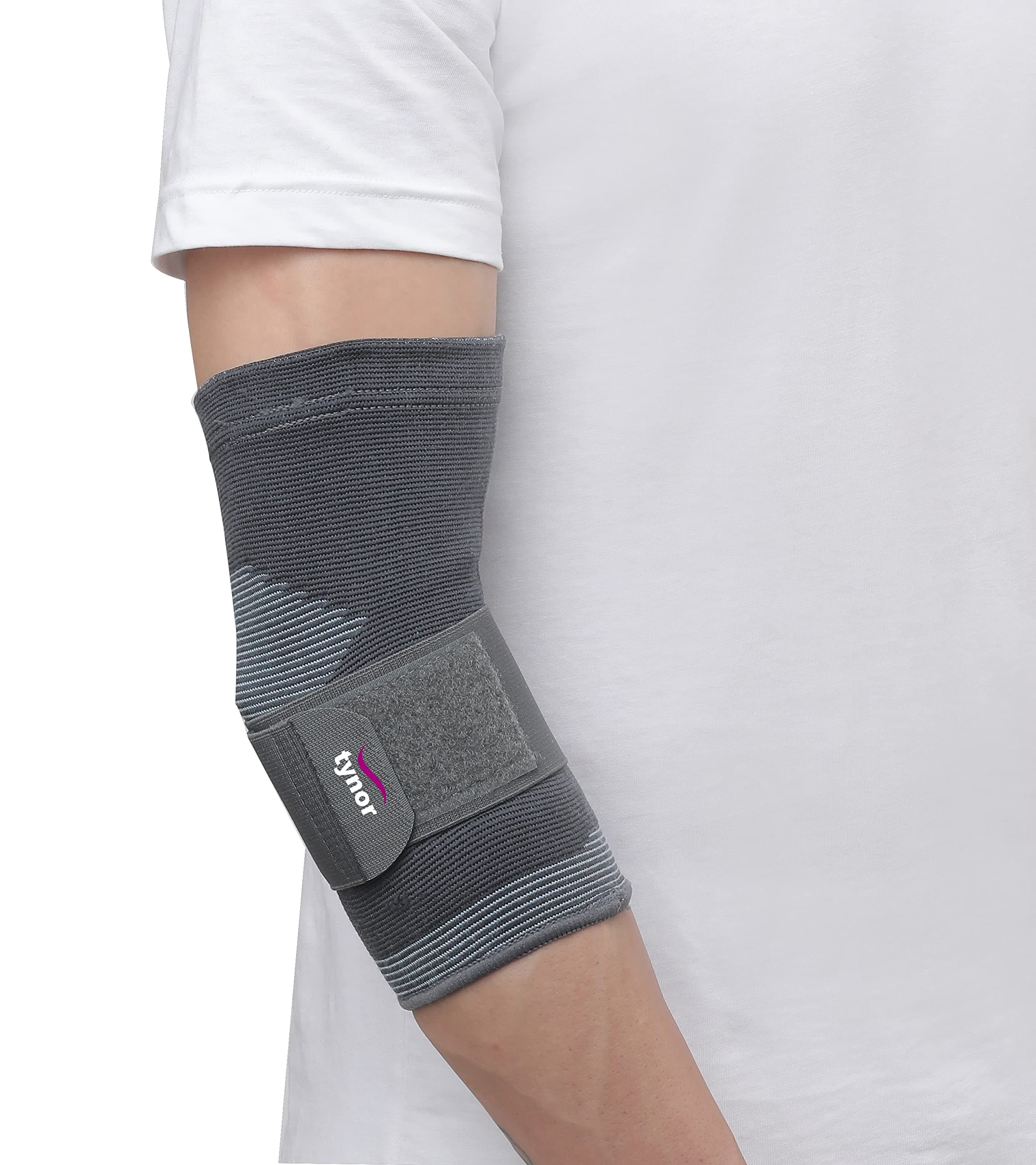 Elbow Support, Grey, Medium, 1 Unit