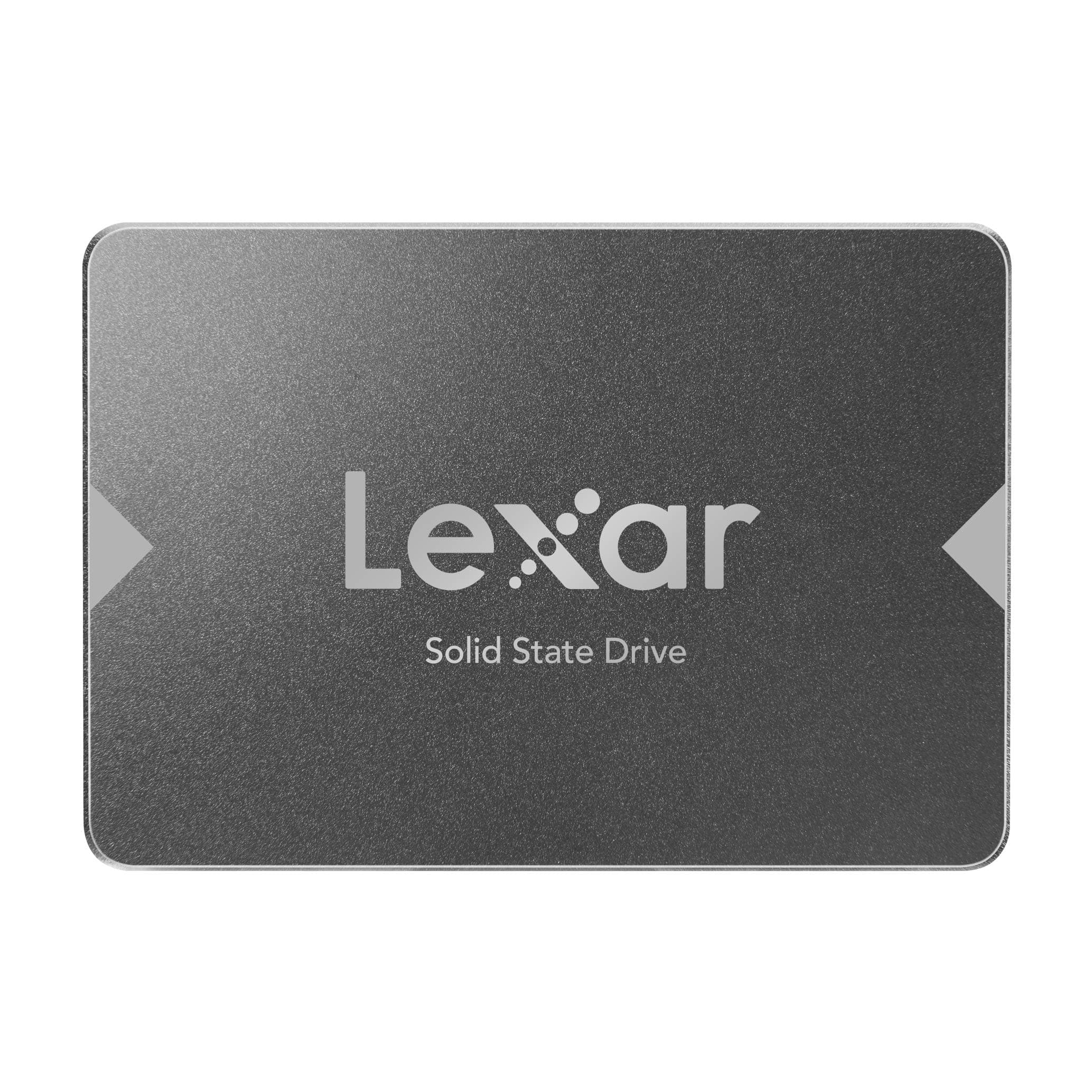 Lexar 1TB NS100 SSD 2.5 Inch SATA III Internal Solid State Drive, Up to 550MB/s Read, Gray (LNS100-1TRBNA)