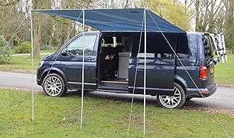 Sun canopy awning for VW Camper Van motorhome 300cm x 240cm MED Grey