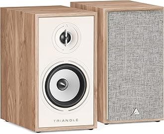 Triangle - BOREA BR02 Hi-Fi Bookshelf Speaker - Admissible Power 80W - Output 89 dB/W/m - Versatile Music and Home Cinema - 176 x 310 x 274 mm - Light Oak (Pair)