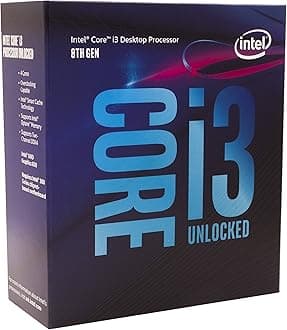 Intel BX80684I38350K BX80662G4500 8th Gen Core i3-8350K Processor, Black