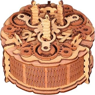 iDventure Birthday Cake Puzzle Box – 3D Gift Box for Adults – Money Holder Puzzle Game – Escape Room Brain Teaser for Men & Women