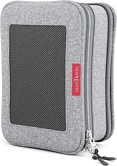 LeanTravel Compression Packing Cubes Luggage Organizers for Travel W/Double Zipper, 1 Small Cube