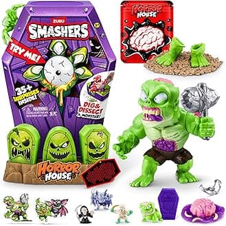 Smashers Mega Horror House (Green) by ZURU Interactive Toy Collectible Toy for Kids and Teens
