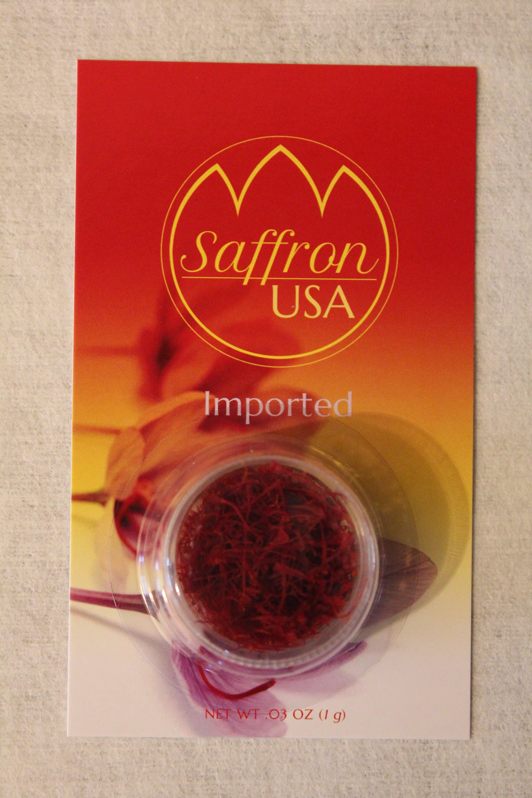 Highest grade(Negheen) Saffron 1 gr packaging