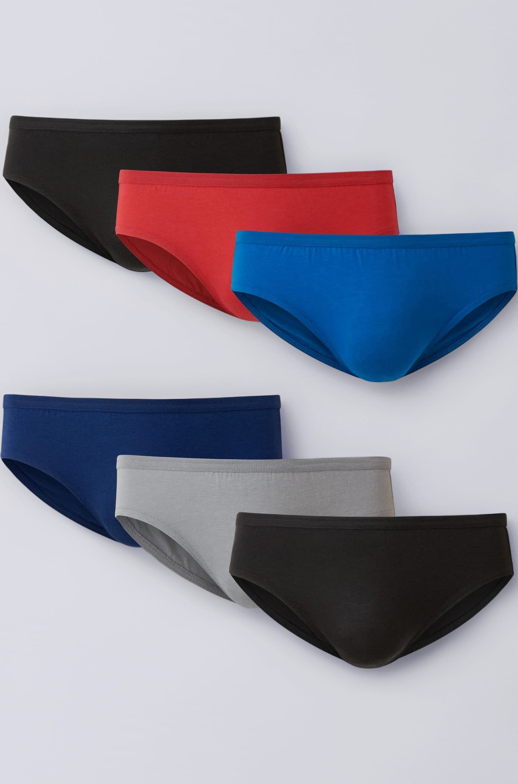 Hanes Men's Tagless Comfort Flex Fit Dyed Bikini, 6 Pack