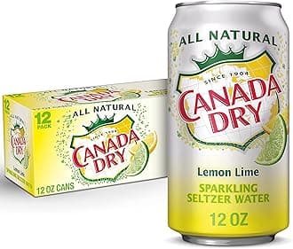 Lemon Lime Sparkling Seltzer Water, 12 fl oz cans, 12 pack