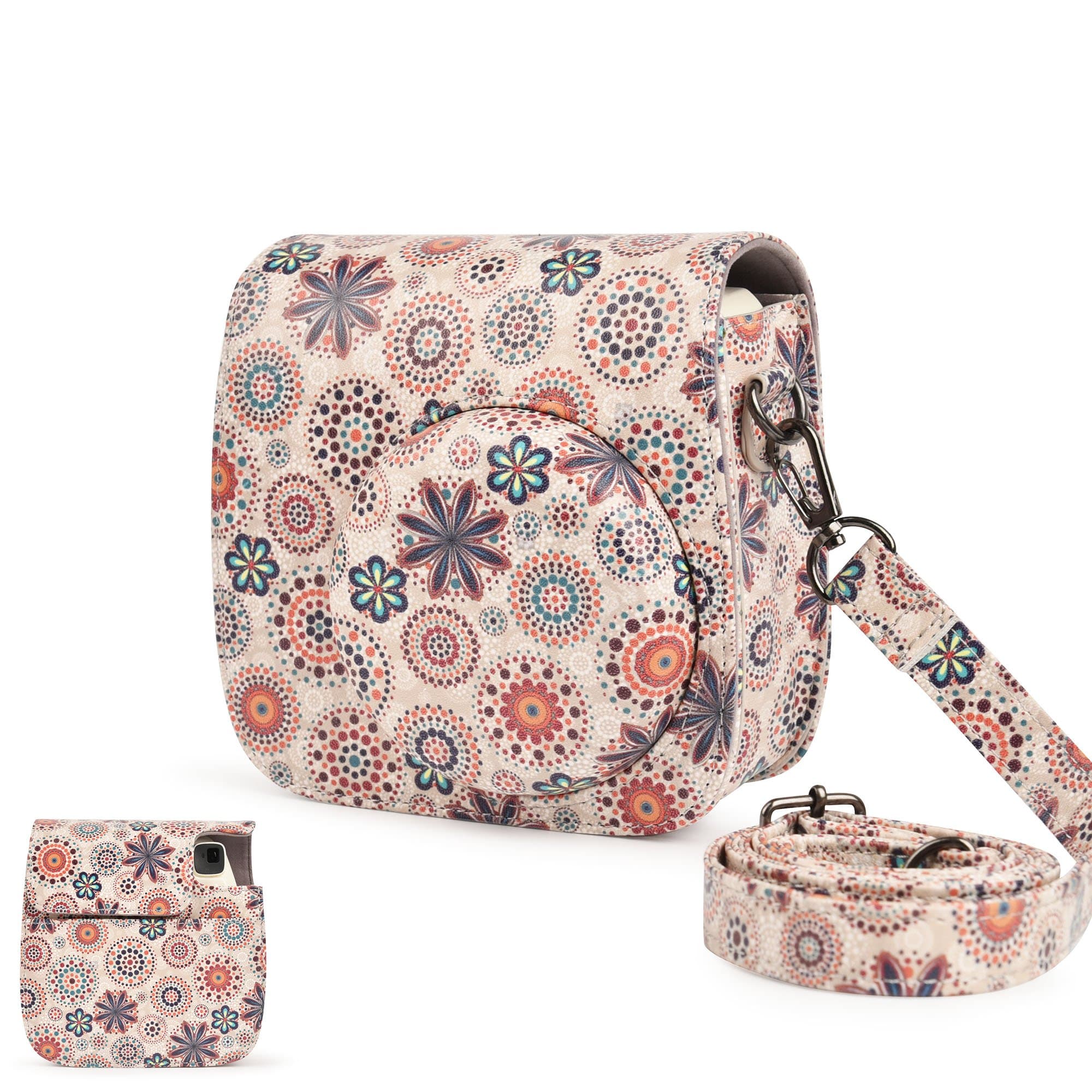 CAMSIR Fit Package Camera Bag Cover Pouch Case with Shoulder Strap and Pocket for Fujifilm Instax Mini 8 8+ / Mini 9 Instant Camera