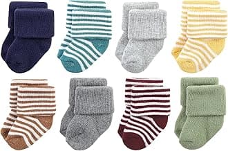 Hudson Baby Unisex Baby Cotton Rich Newborn and Terry Socks