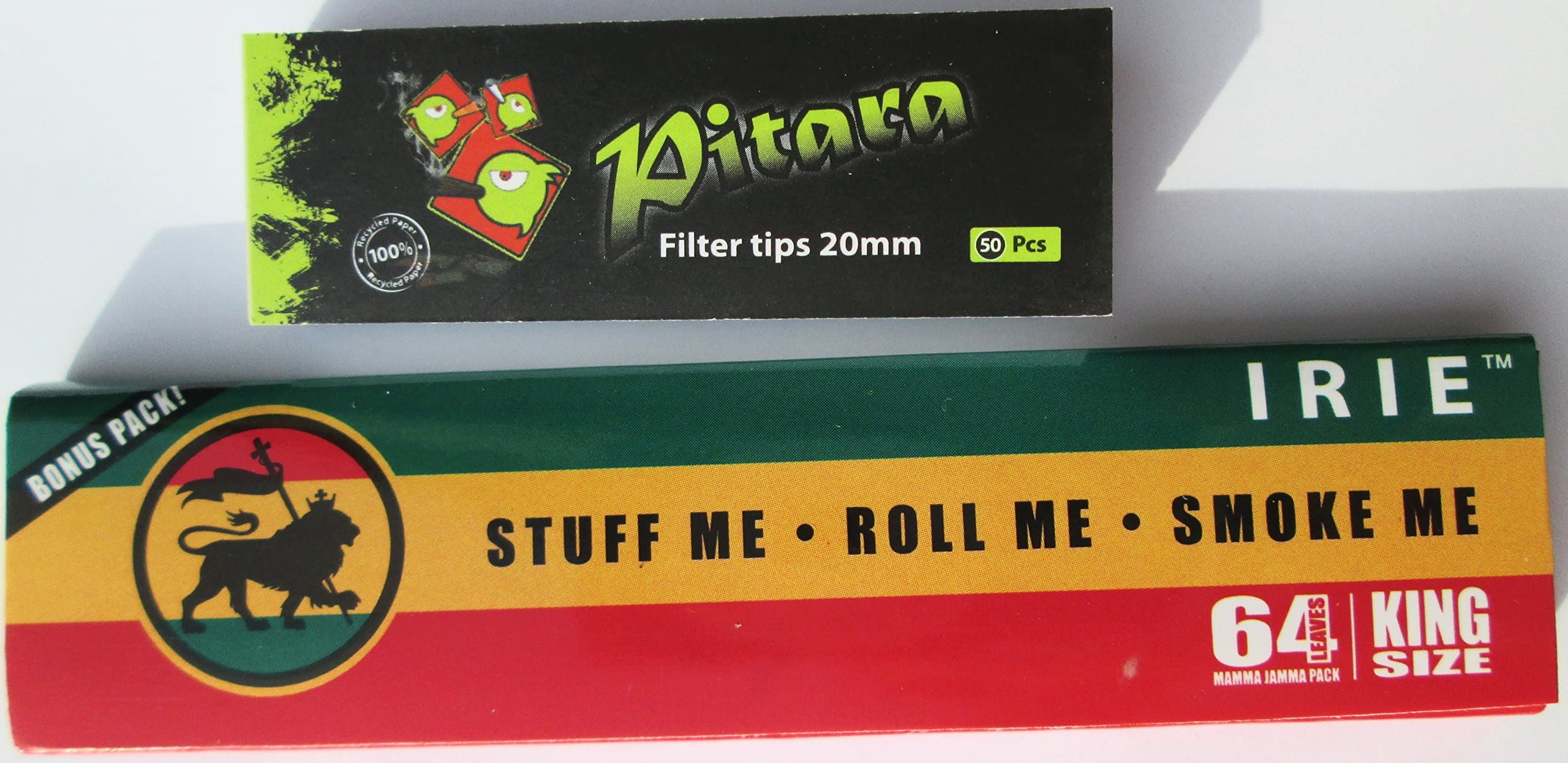 Irie King Size Rolling Papers & Paper Tips - Combo