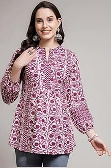 Stylum Women's Floral Printed Cotton Top