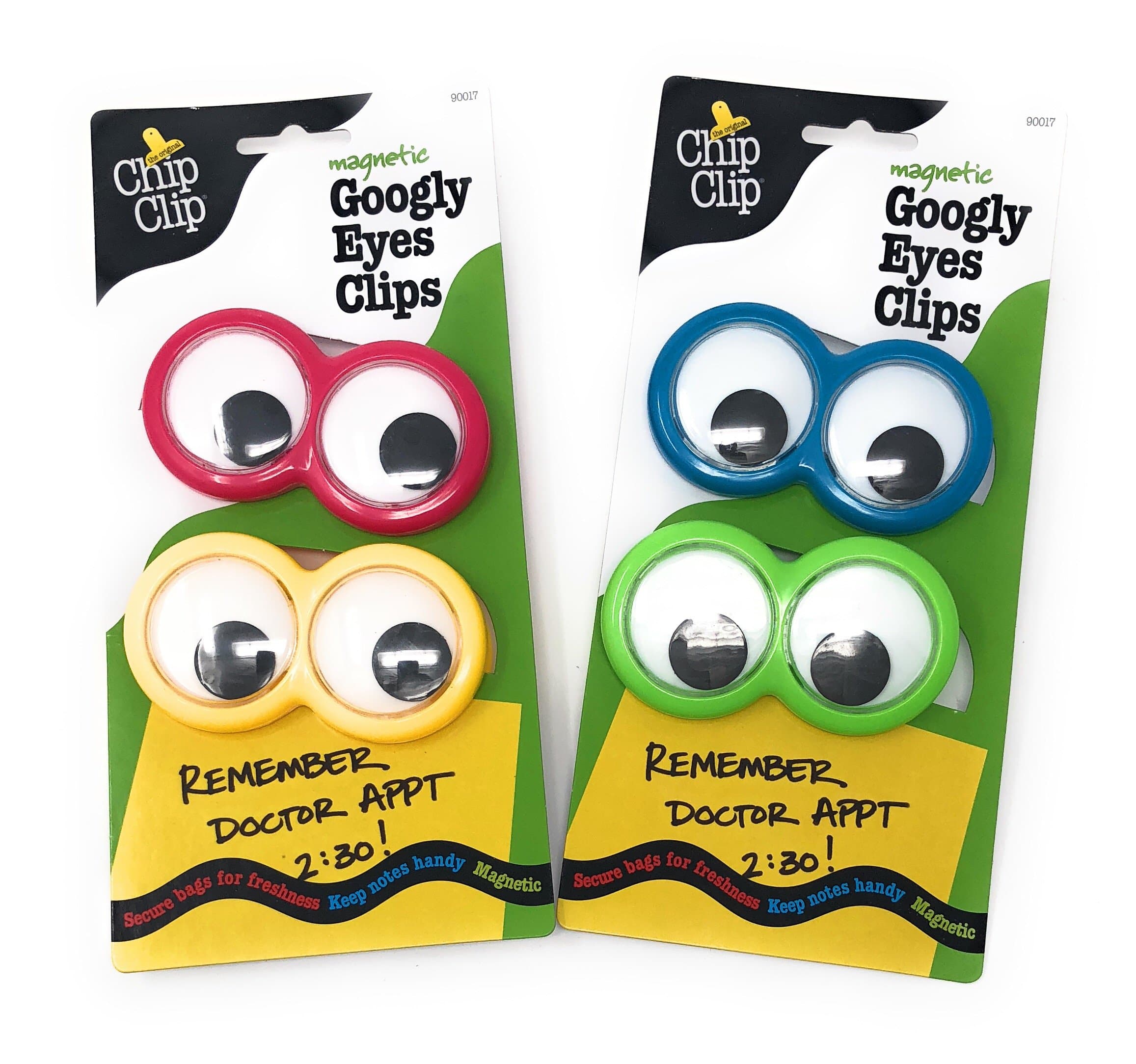 Clips, Googly Eyes, Set Of 2