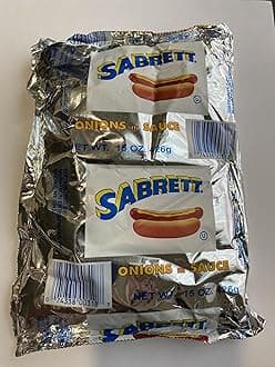 Sabrett Pushcart Style Onions In Sauce, 15 oz by Sabrett