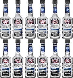 Fuel System Cleaner and Stabilizer by STP, Fuel System Cleaner for Cars, Trucks, Motorcycles, 5.25 Fl Oz Each, 12 Pack