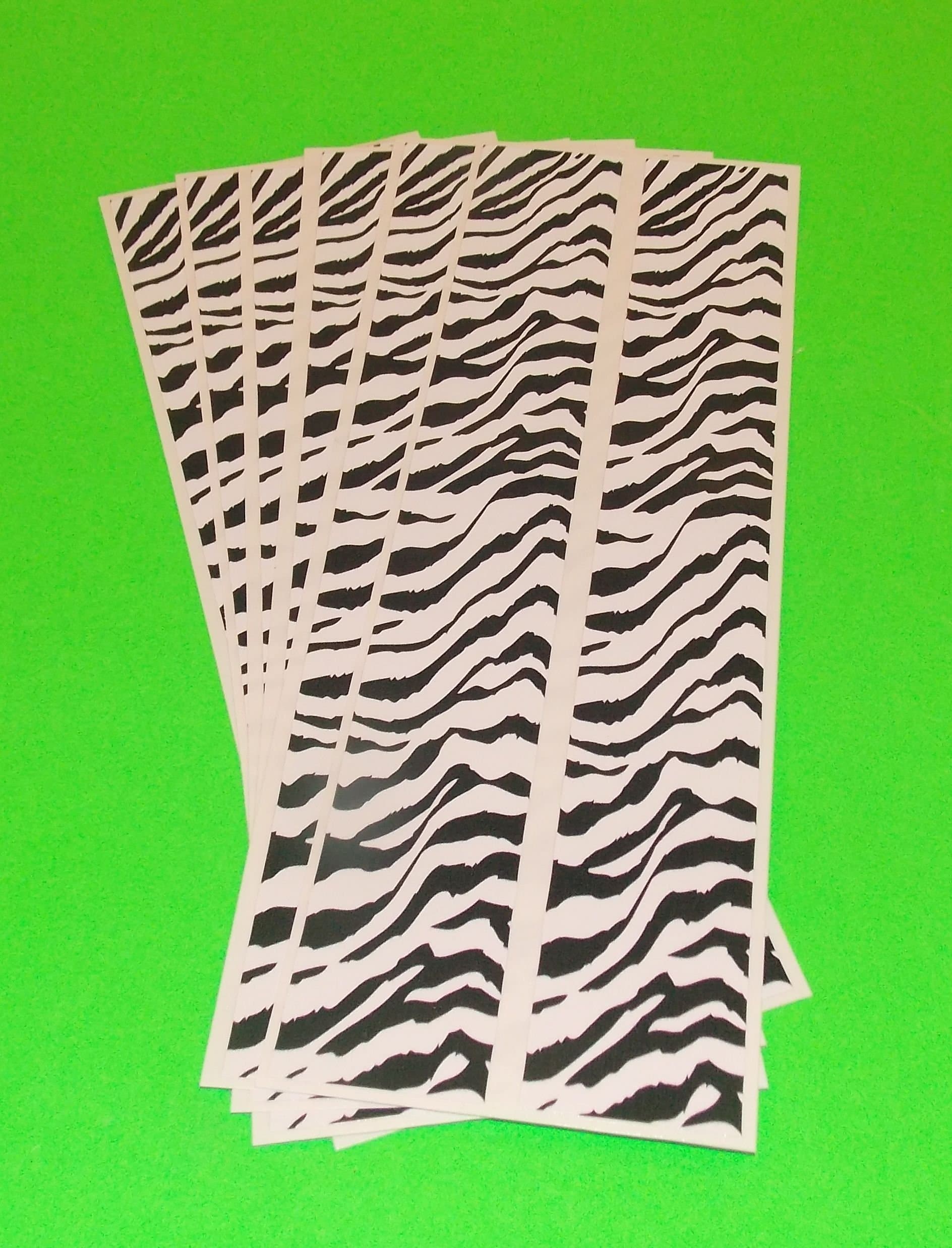 Pathfinder Carbon Arrow Wraps 7" White Tiger Pkg/12