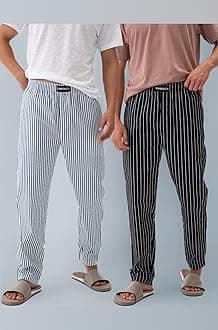 The Stretch Men's Woven Cotton Tapered Fit Pyjama Pants