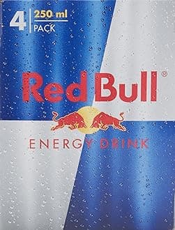 Red Bull Energy Can 4 x 250ml (Pack of 6, Total of 24 Cans)