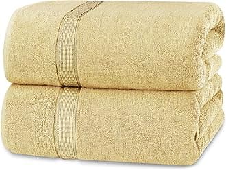 Utopia Towels - Premium Jumbo Bath Sheet (90 x 180 cm, 8 Pack) - 100% Ring Spun Cotton Highly Absorbent and Quick Dry Extra Large Bath Sheet - Super Soft Hotel Quality Towel (Champagne)