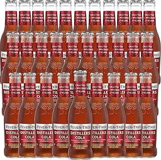 ChromaCast Fever Tree Distillers Cola - Premium Quality Mixer & Soda - Refreshing Beverage for Cocktails & Mocktails 200ml Bottles