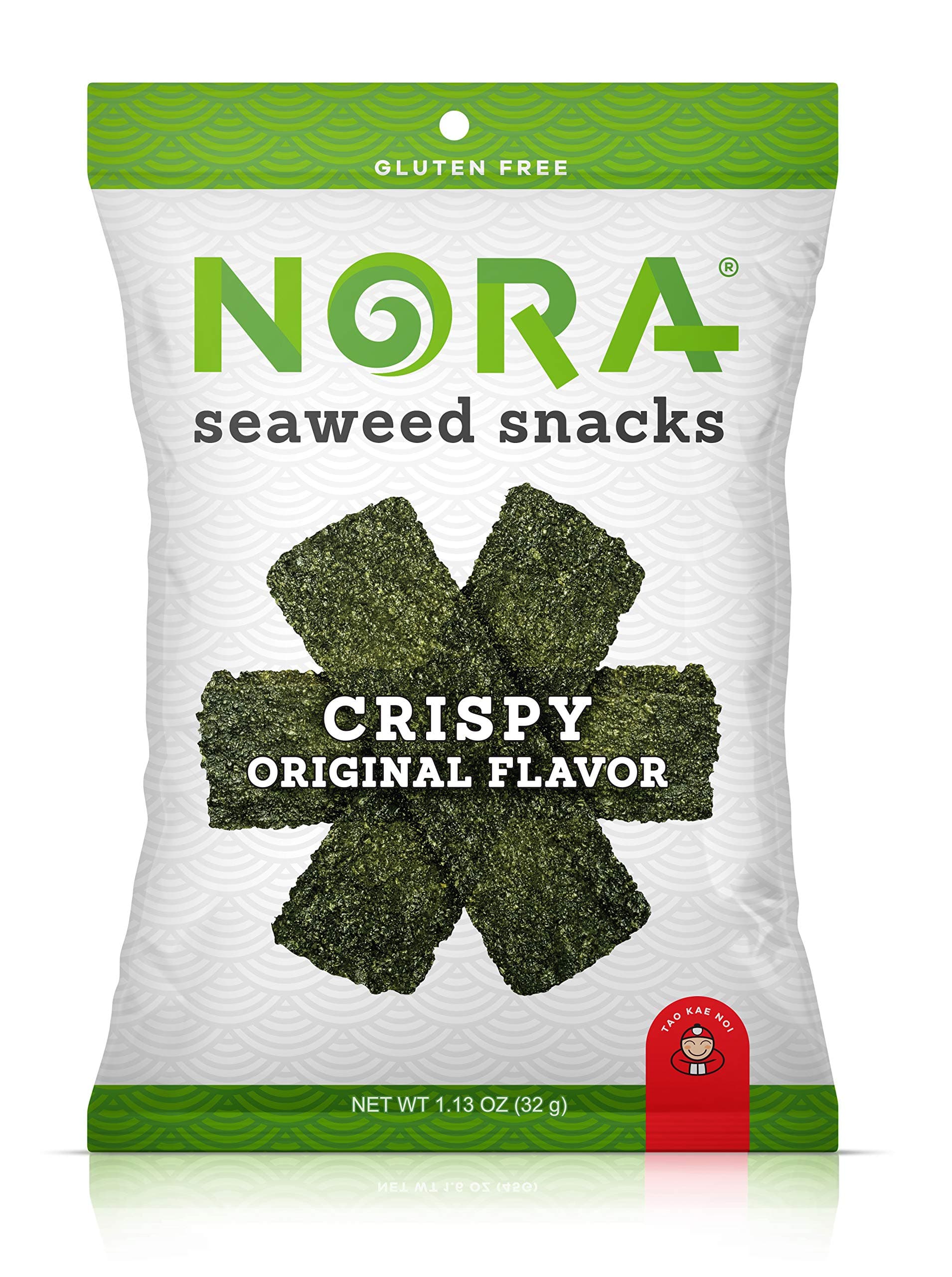 Nora Snacks Seaweed Crispy Original 1.13 Ounce